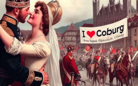 Coburg: Ritter, Royals & fränkische Bratwurst: Warum du sofort nach Coburg reisen must! 1 Liebesgeschichte Queen Victoria and Prince Albert in Coburg