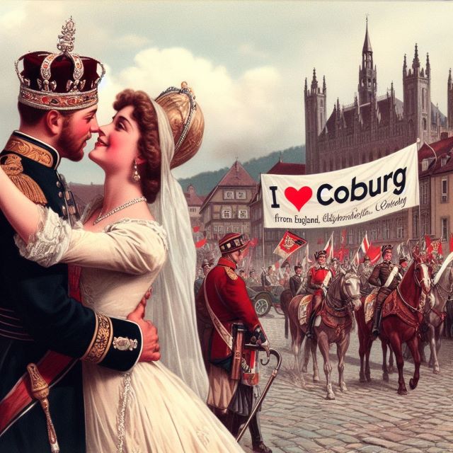Coburg: Ritter, Royals & fränkische Bratwurst: Warum du sofort nach Coburg reisen must! 1 Liebesgeschichte Queen Victoria and Prince Albert in Coburg