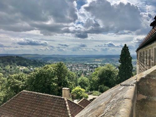 Blick von der Veste auf die Stadt Coburg